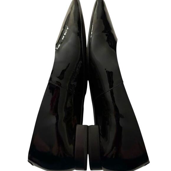 Marc Joseph NYC Bianca CT Black Patent Leather Flats Size 6.5 - Picture 4 of 9